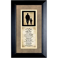 18" Prayer For My Dad Framed Art
