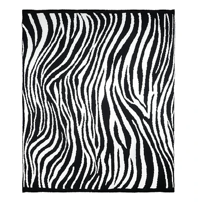 60" Zebra Print Throw Blanket by Ashland®