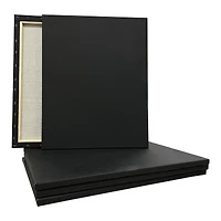 4 Packs: 5 ct. (20 total) 16" x 20" Black Super Value Canvas by Artist's Loft®