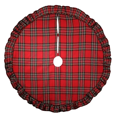 4ft. Red Tartan Plaid Tree Skirt by Ashland®