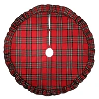4ft. Red Tartan Plaid Tree Skirt by Ashland®