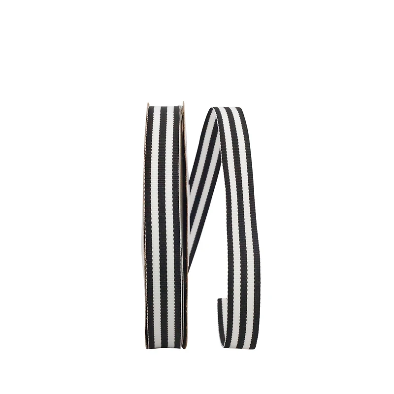 The Ribbon Roll /8" x 25yd. Grosgrain Stripes Ribbon