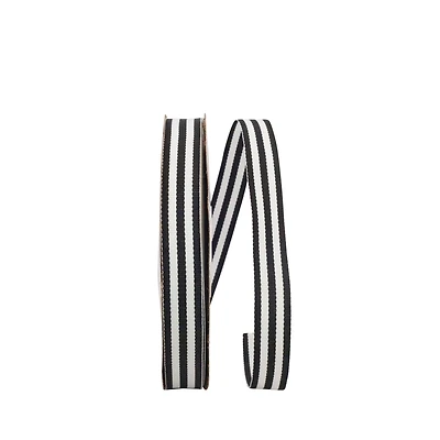 The Ribbon Roll /8" x 25yd. Grosgrain Stripes Ribbon