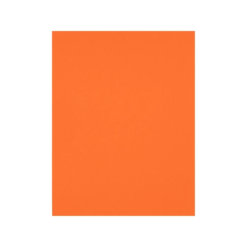 12 Packs: 50 ct. (600 total) Tangerine 8.5" x 11" Cardstock Paper by Recollections™