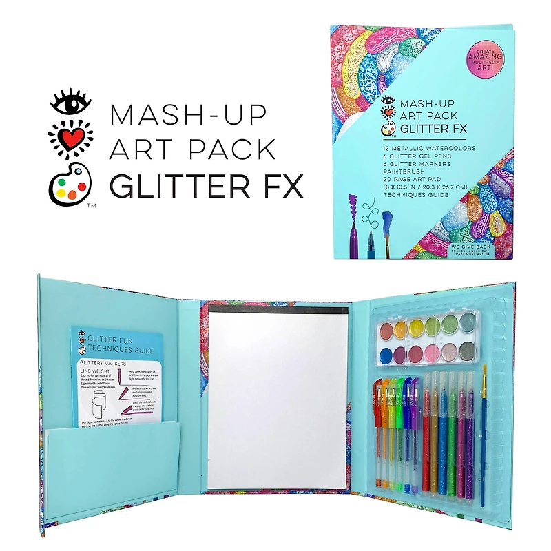 Mash-Up Art Pack Glitter FX Craft Kit