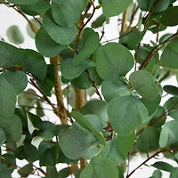 8ft. Potted Green Artificial Eucalyptus Tree