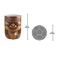 Design Toscano 20.5" The Lono Grand Tiki Sculptural Table