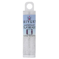 Miyuki® 1.2mm Glass Quarter Tila Beads