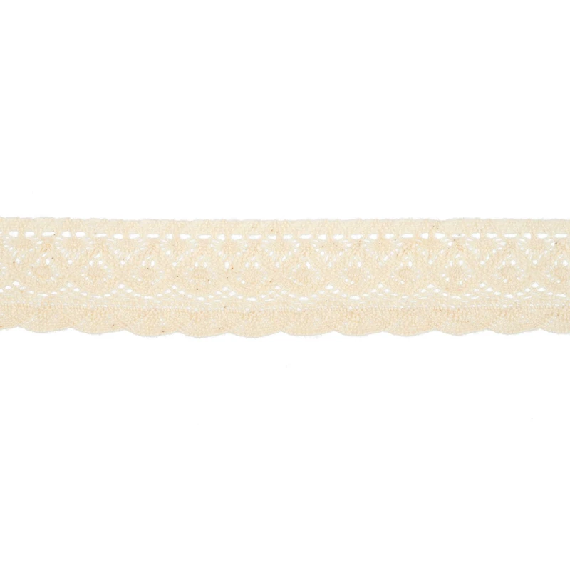 1.25" Ivory Scalloped Crochet Lace Trim by Celebrate It®