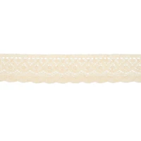 1.25" Ivory Scalloped Crochet Lace Trim by Celebrate It®