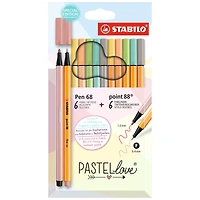 STABILO® PASTELLove® Point 88 & Pen 68 Pen Set