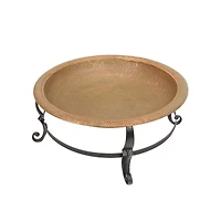 32" Copper Fire Pit with Stand & Tray Cover