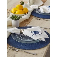 DII® Blue Crab Cloth Dinner Napkins, 6ct.