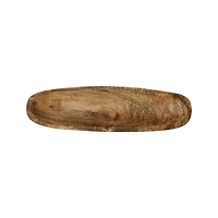 Hello Honey® 12" Natural Boho Oval Wood Tray