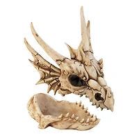 8.5" Detailed Dragon Skull Trinket Box