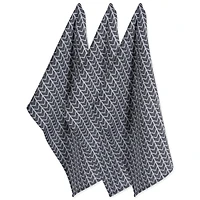 DII® Black & White Herringbone  Dishtowel (Set of 3)