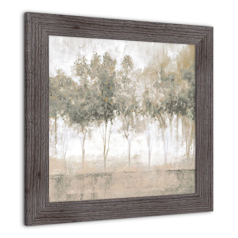 Framed Western Faded Antique Treeline Print