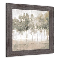 Framed Western Faded Antique Treeline Print