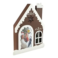 4" x 6" Gingerbread House Light-Up Tabletop Frame by Studio Décor®