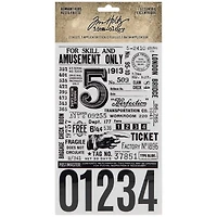 Tim Holtz® Idea-Ology® Remnant Rubs Eccentric Rub-Ons