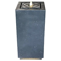 Design Toscano Modern Columnar Bubbling Garden Fountain