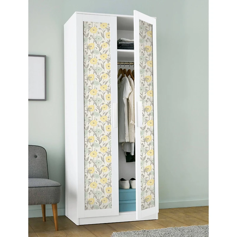 NuWallpaper Jen Hewett Poppy Field Peel & Stick Wallpaper