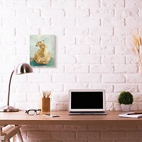 Stupell Industries Golden Pear Green Textured Food Painting Wall Plaque