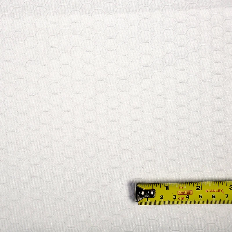 Cosplay by Yaya Han White Hex Scuba Fabric