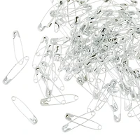 12 Packs: 200 ct. (2,400 total) 1.25" Rhodium Safety Pins by Bead Landing™