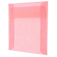 JAM Paper 6" x 6" Translucent Vellum Invitation Envelopes