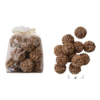 Hello Honey® Round Dried Natural Peepal Pod Orbs, 12ct.
