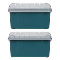 IRIS® 82qt. Green Store-It-All Utility Totes with Buckle Lids, 2ct.