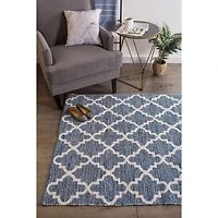 DII® Blue Lattice Hand-Loomed Rug, 2ft. x 3ft.