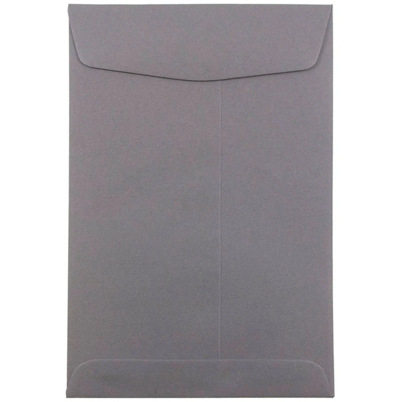 JAM Paper 6" x 9" Dark Gray Open End Catalog Premium Envelopes
