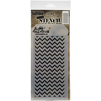 Stampers Anonymous Tim Holtz® Shifter Chevron Layered Stencil