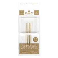 Gold Embroidery Needles, Size 1,3,5