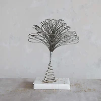 Hello Honey® 15" Gunmetal Bead Tree Topper