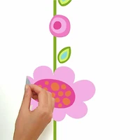 RoomMates Flower Stripe Peel & Stick Giant Wall Decals