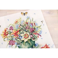 Luca-s April Bouquet Counted Cross Stitch Kit