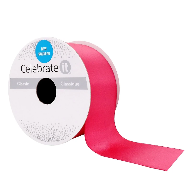 1.5" x 3yd. Satin Wired Ribbon by Celebrate It