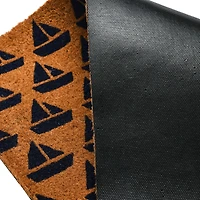 Hello Honey® Nautical Sailboat Coir Doormat