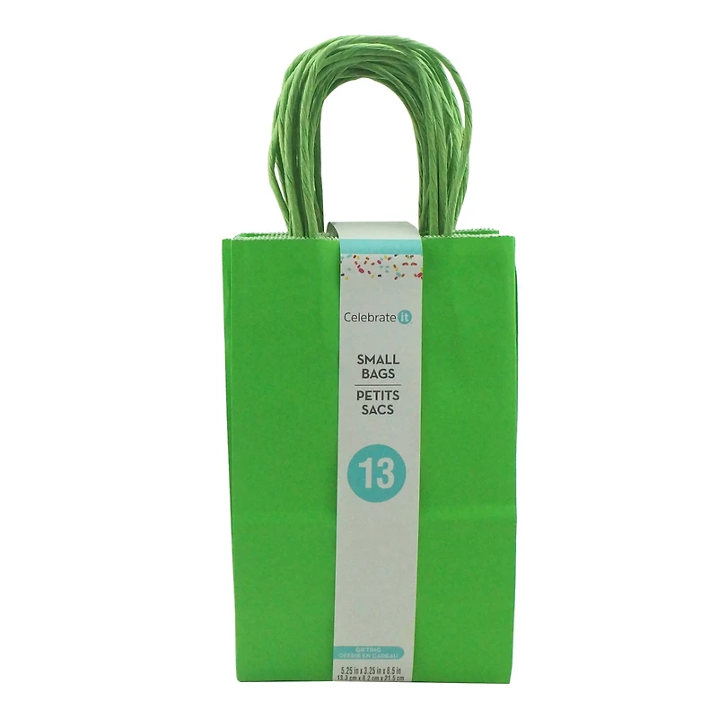 Small Green Paper Bags by Celebrate It™