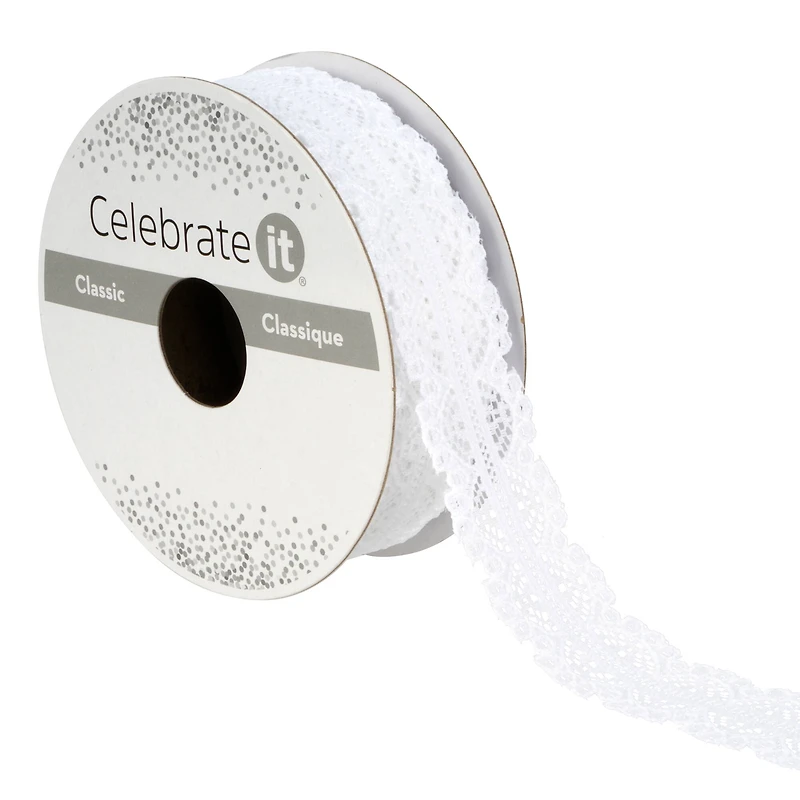 12 Pack: 7/8" x 3yd. Circle Lace by Celebrate It®