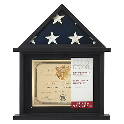 Flag & Certificate Display Case by Studio Décor®
