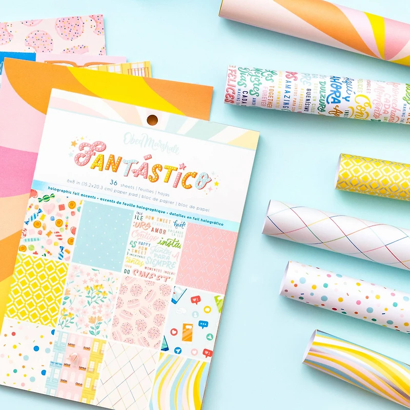 American Crafts™ 6" x 8" Odeb Marshall Fantastico Single-Sided Paper Pad, 36ct.