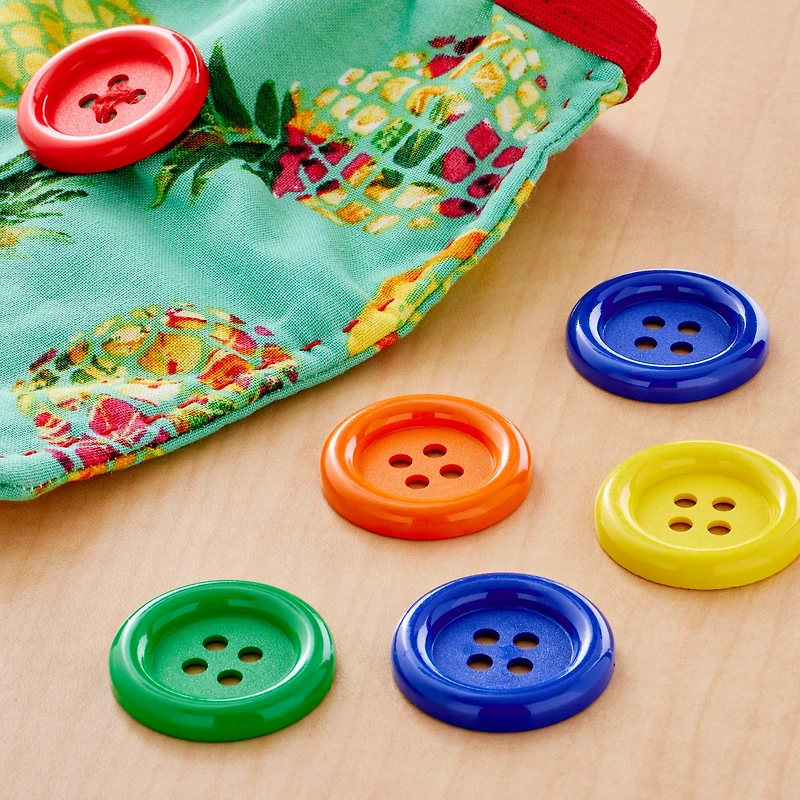 1.375" Primary Buttons, 6ct. by Loops & Threads™