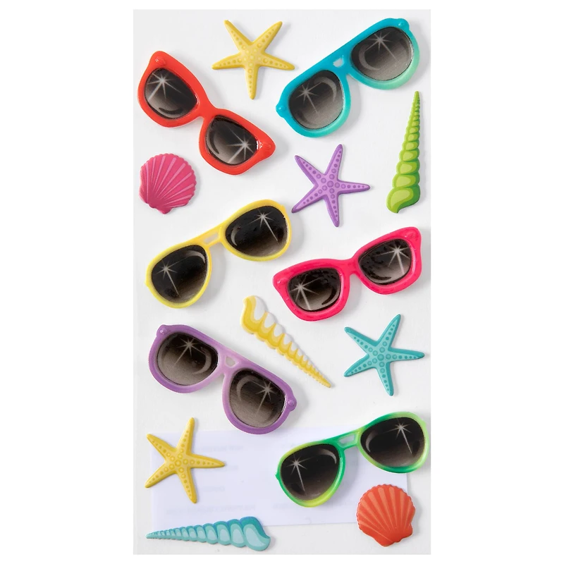Sunglass Dimensional Stickers by Recollections™