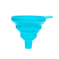 Teal Collapsible Silicone Funnel by Bead Landing™