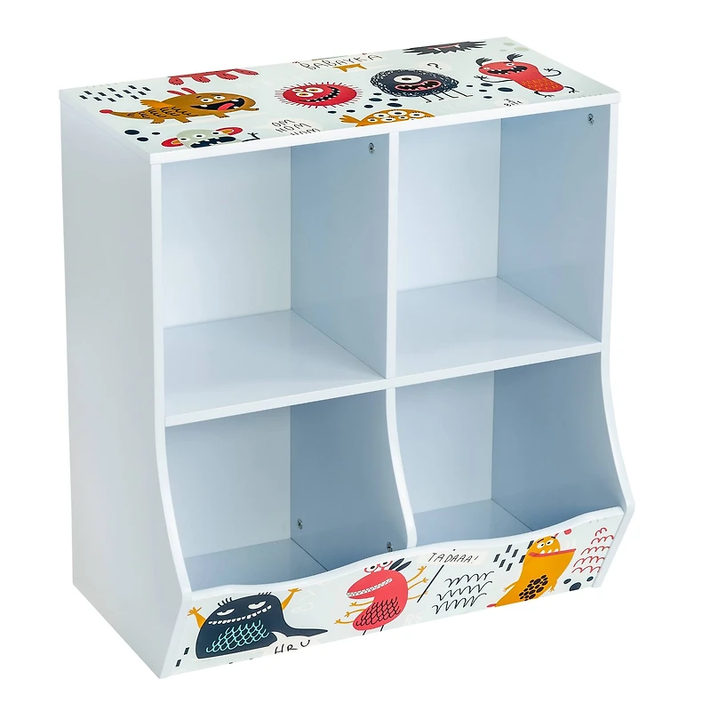 Honey Can Do 23.7" Kids 4 Cube Storage Caddy