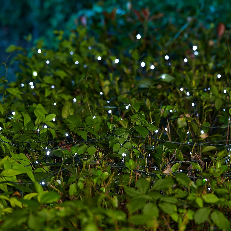 Glitzhome® 38.5ft. 100ct. LED Solar String Lights, 2ct.